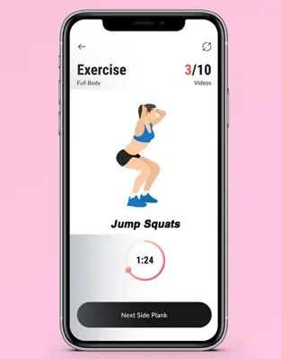 Fitness For Women Offline android App screenshot 0