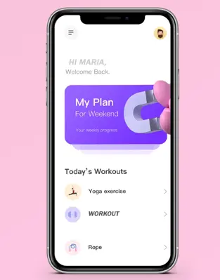 Fitness For Women Offline android App screenshot 1